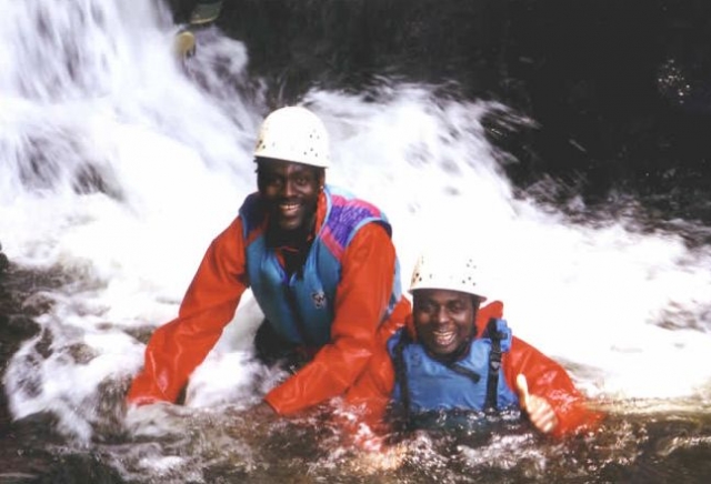 Canyoning is a lot of fun